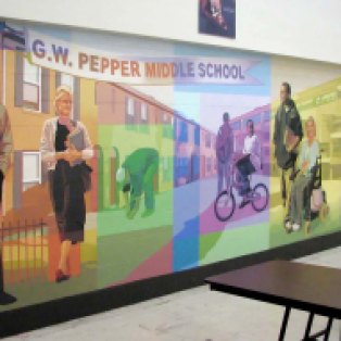 G.W. Pepper Middle School Family (left side)